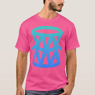 T-shirt Damaru - deux tambours Shiva à tête