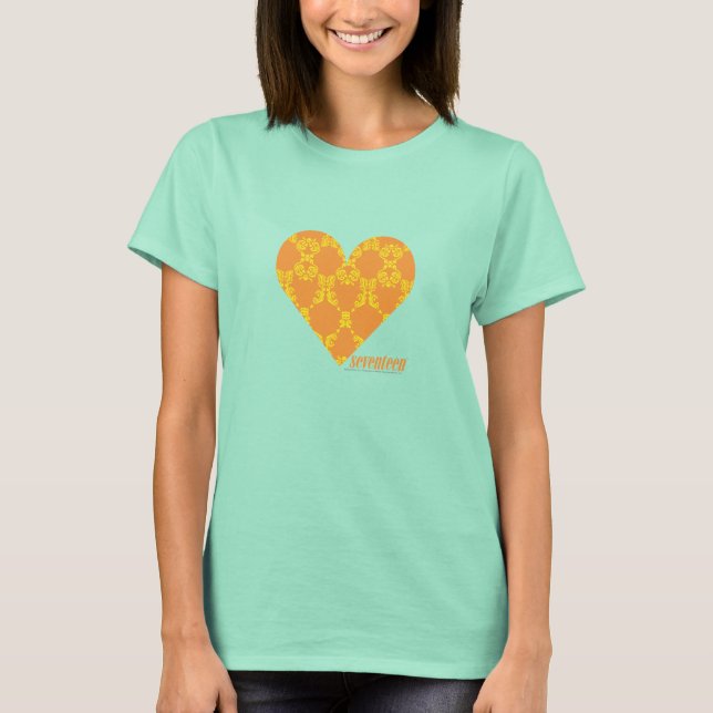 T-shirt Damas Orange-Jaune 2 (Devant)
