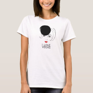 T-shirt Dame à la mode de Las Vegas avec le casquette