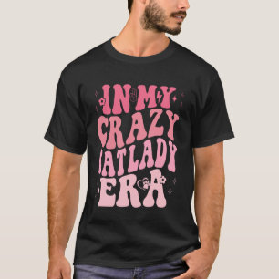 T-shirt Dame aux chats, Folle aux chats