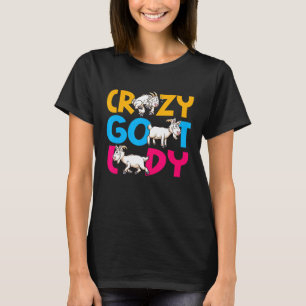 T-shirt Dame chèvre folle chèvre