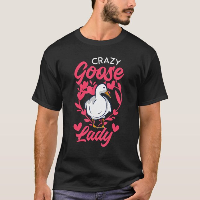 T-shirt Dame Crazy Goose (Devant)