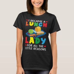 T-shirt Dame de cantine cuisinière travailleuse de cantine