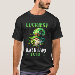 T-shirt Dame de cantine la plus chanceuse Cafetière St-Pat
