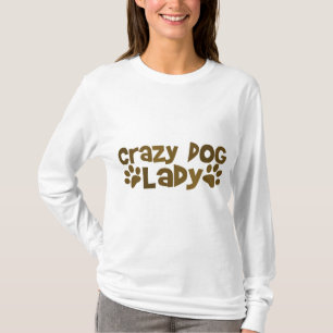 T-shirt Dame de chien fou