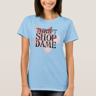 T-shirt Dame de magasin d'articles d'occasion au profit