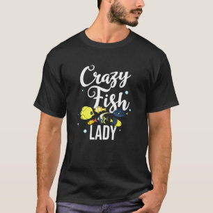 T-shirt Dame de Poisson Fou Aquascaping en Eau de Mer