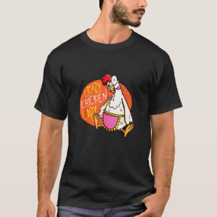 T-shirt Dame de poule folle Maman Poule Maman Amoureuse Ag