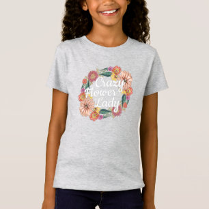 T-Shirt Dame des fleurs folles - Zinnia Gardener