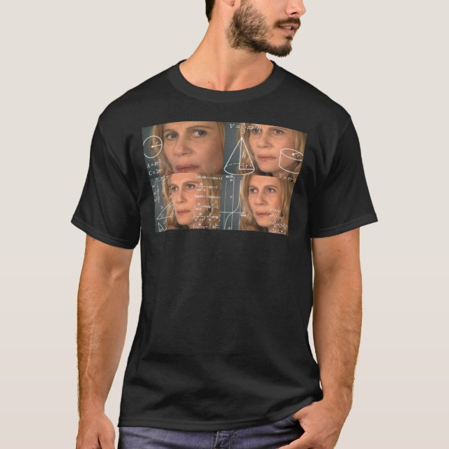 T-shirt Dame des maths confuse   (Devant)