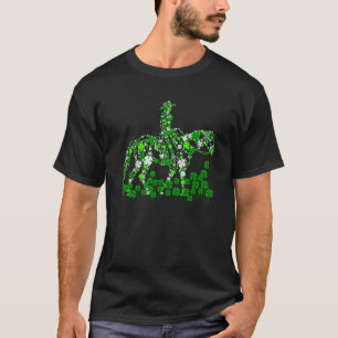 T-shirt Dame du Cheval Shamrock Équitation Équestre Pa