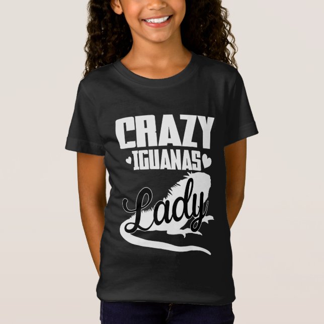 T-Shirt Dame folle d'Iguana (Devant)
