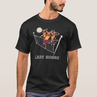 T-SHIRT DAME HORNS