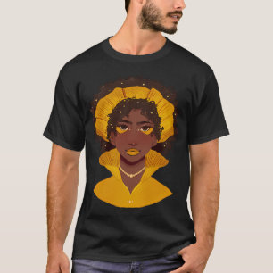 T-shirt dame jaune