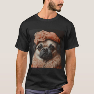 T-shirt Dame Pug Victorienne - Jolie Petite Dame Pug - Sty