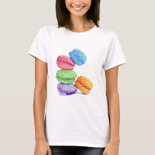 T-shirt dames 5 Macarons