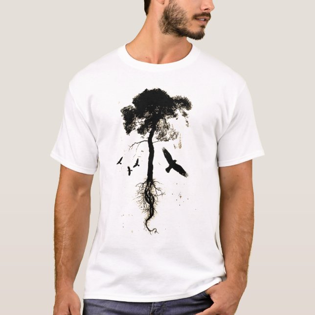 T-shirt Dames assassinant la chemise de corneilles (Devant)