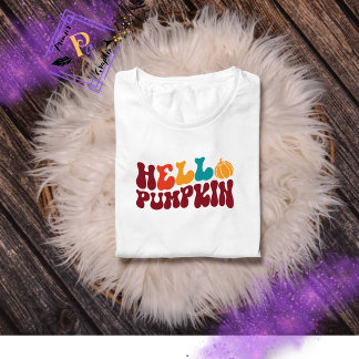 T-Shirt Dames Bonjour Citrouille