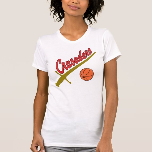 T-shirt Dames Camousal de croisés (Devant)