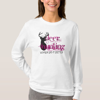 T-shirt Dames de chasse de cerfs communs