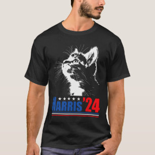 T-shirt Dames De Chat Sans Enfant Pour Kamala Harris 24 Us
