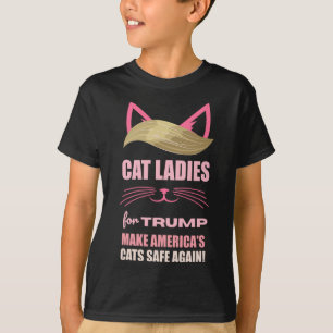 T-shirt Dames de chats pour Trump rendent les chats d'Amér