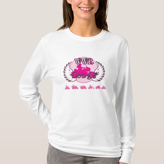 T-shirt Dames de Conga de WWR - longue douille de Hoody (Devant)