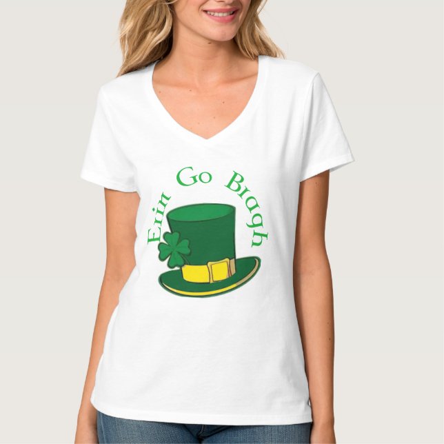 T-shirt dames de la Saint Patrick (Devant)