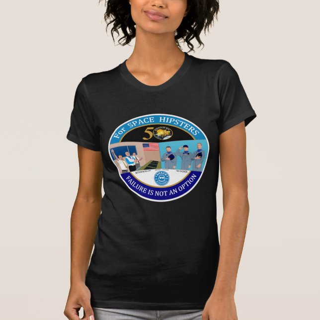 T-shirt dames de l'Espace Hipsters Apollo 13 50e d (Devant)