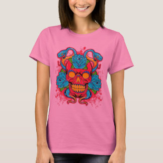 T-shirt Dames "de serpent longue douille pièce en t de