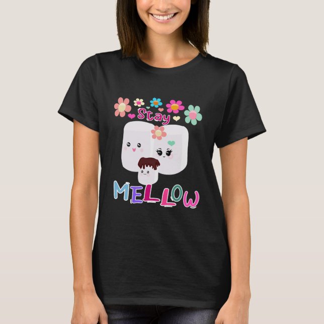 T-shirt dames du jeu de mots Marshmallow (Devant)