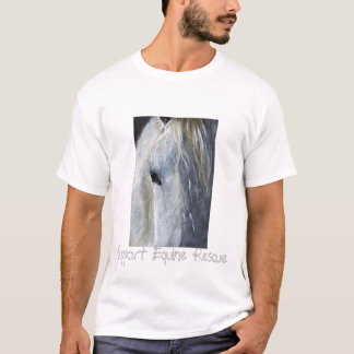 T-shirt Dames grunges T de délivrance équine de soutien