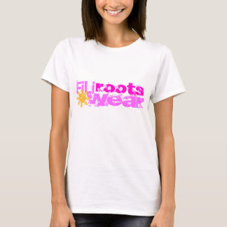 T-shirt dames rosâtres de filirootswear