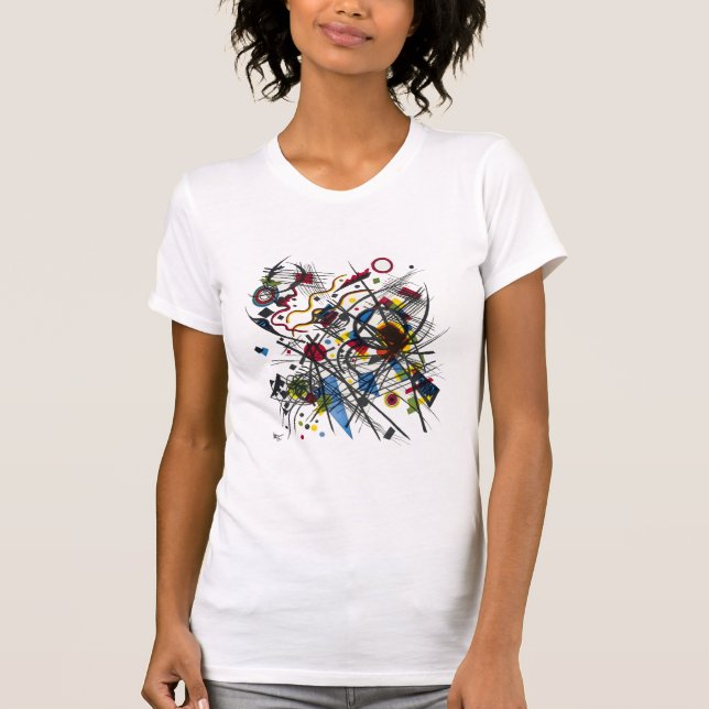 T-shirt dames Wassily Kandinsky BellaCanvas (Devant)
