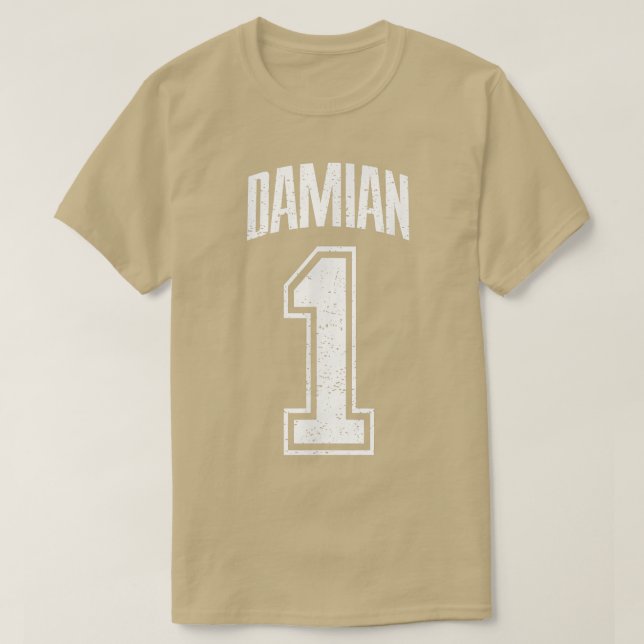 T-shirt Damian Supporter Number 1 Greatest Fan  (Design devant)