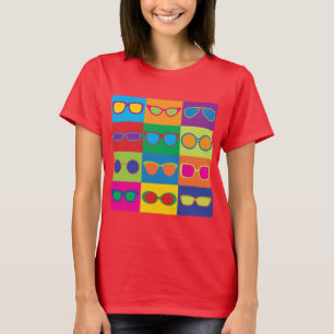 T-shirt Damier de lunettes