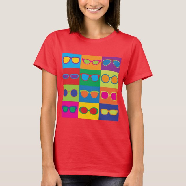 T-shirt Damier de lunettes (Devant)