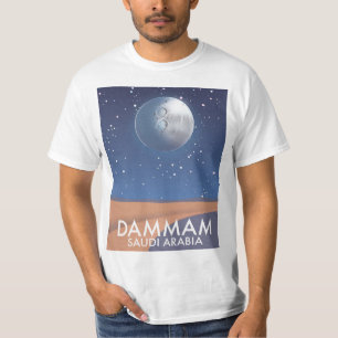 T-shirt Dammam Arabie Saoudite poster de voyage