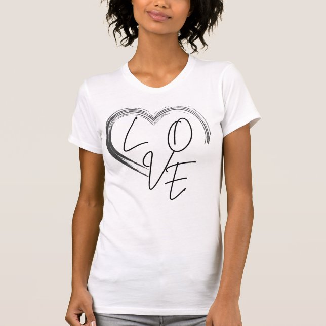 T-shirt d'amour (Devant)