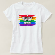 T-shirt d'amour arc-en-ciel