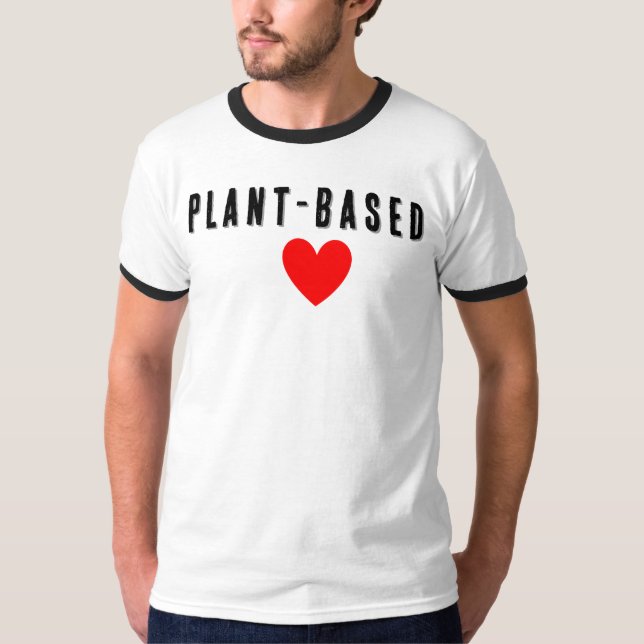 T-shirt d'amour basé sur le plante (Devant)