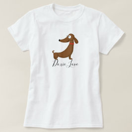 T-shirt d'amour Dachshund (Doxie)