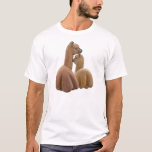 T-shirt d'amour d'alpaga