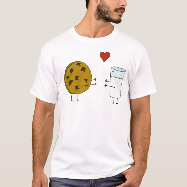 T-shirt d'amour de biscuit et de lait (Devant)