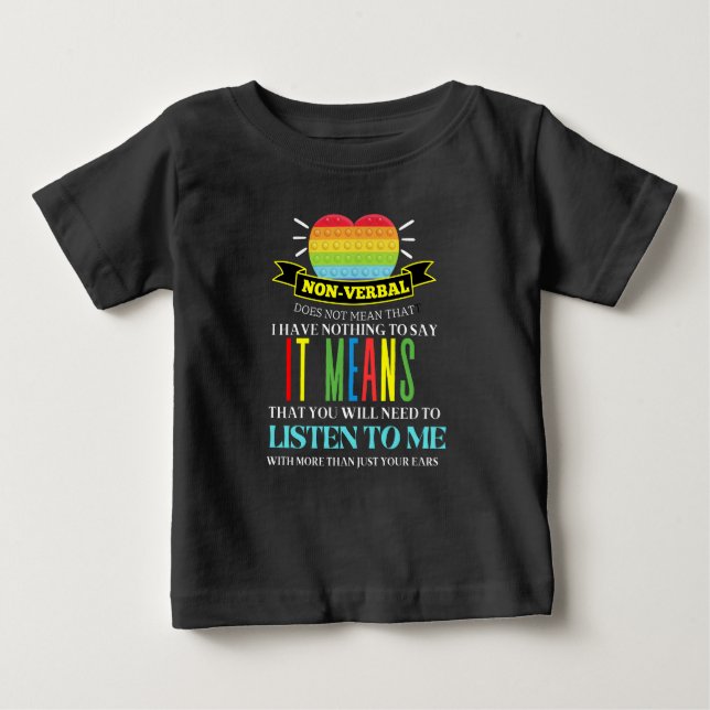 T-SHIRT d'amour de Sensibilisations sur l'autisme  (Devant)