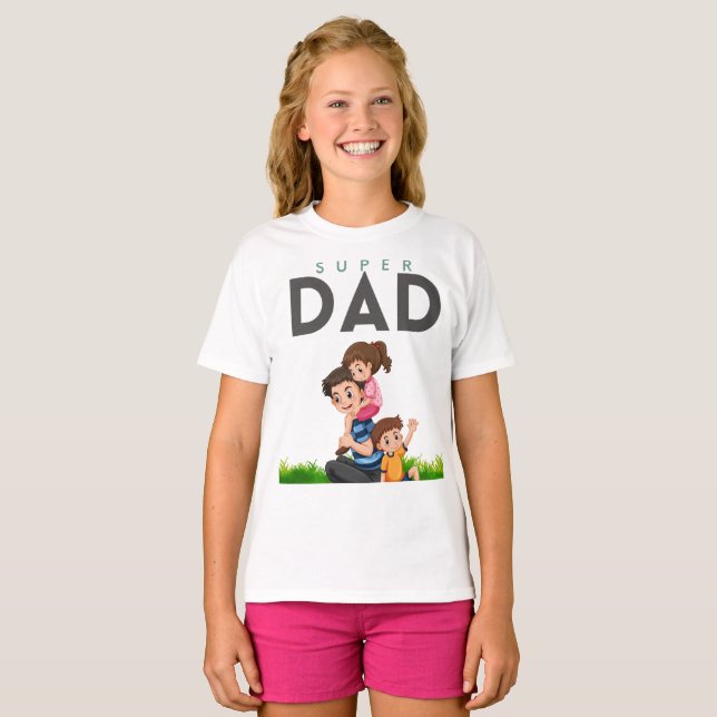 T-shirt d'amour père-fille pour les femmes - Céléb (Devant entier)