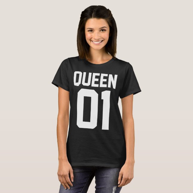 T-shirt d'Amour pour égales King et Queen dans (Devant entier)