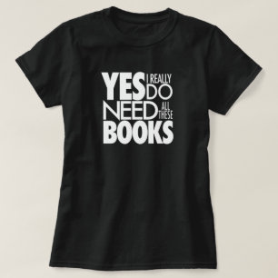 T-shirt d'amour pour le livre et la lecture