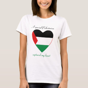 T-shirt d'amoureux de drapeau de la Palestine