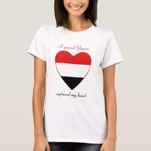 T-shirt d'amoureux de drapeau du Yémen